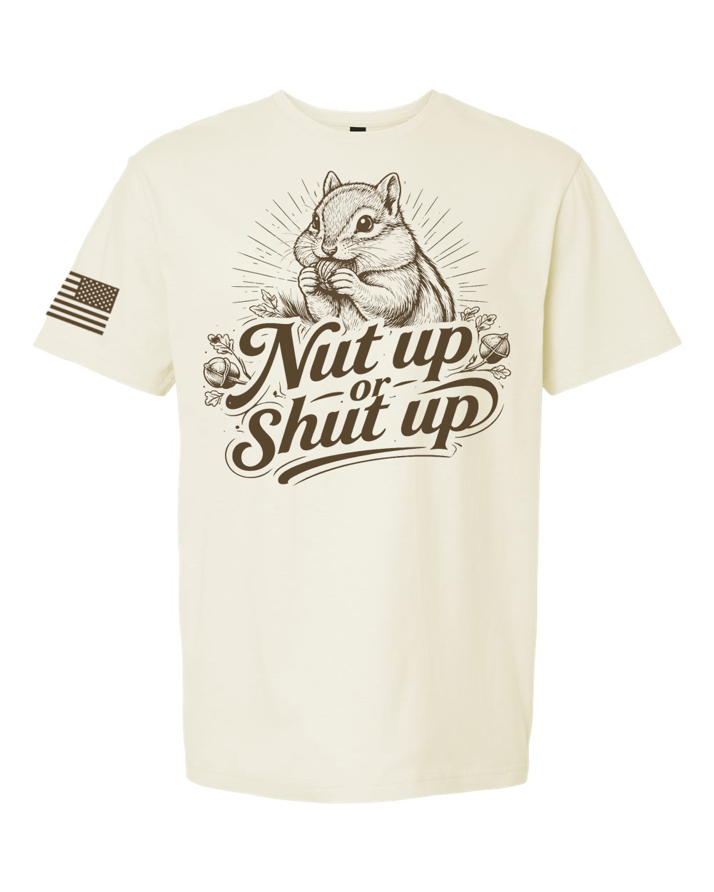 off white Nut Up or Shut Up graphic t-shirt