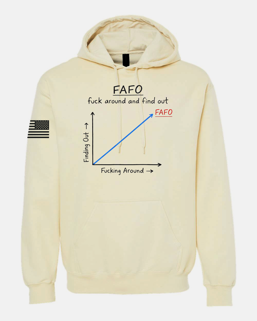 Off White FAFO graphic Hoodie